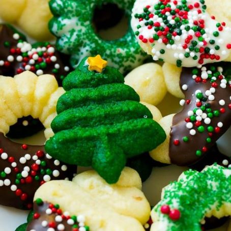 Cream Cheese Spritz Cookies