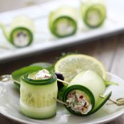 Cucumber Feta Rolls