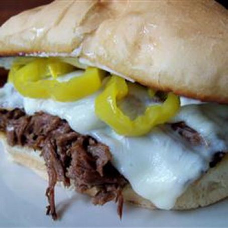 Slow Cooker Italian Beef (For Sandwiches)
