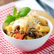 SAUSAGE & FOUR CHEESE RIGATONI