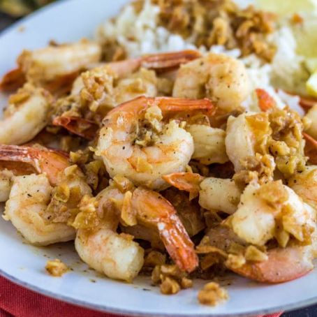 Hawaiian Style Garlic Shrimp