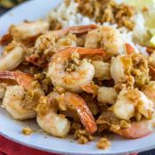 Hawaiian Style Garlic Shrimp