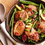 Chicken, Asparagus, and Bacon Skillet
