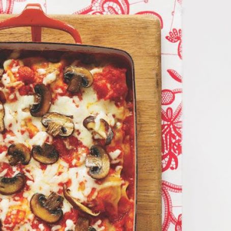 Meatball-Mushroom Lasagna