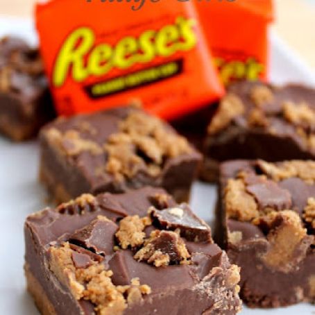No Bake Reese's Fudge Bars