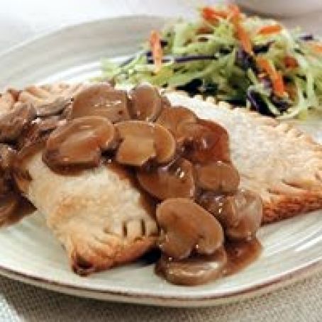 Hot Beef and Mushroom Turnovers