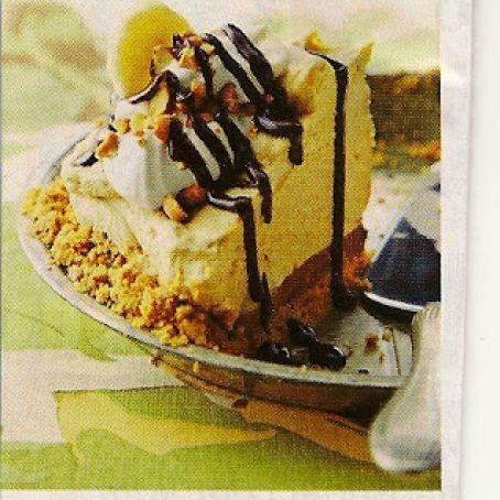 Peanut Butter-Banana Icebox Pie