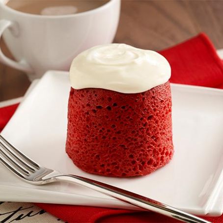 Red Velvet Mug Cakes