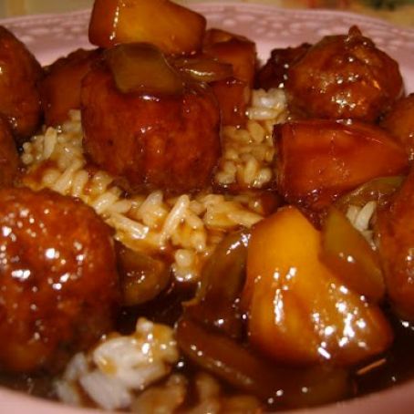 Sweet N Sour Meatballs (or Wings)