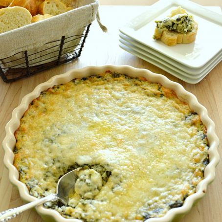 Cheesy Spinach and Artichoke Dip