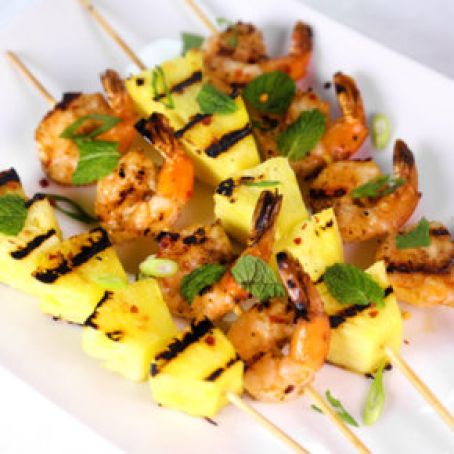 Grilled Shrimp and Pineapple by Daphne Oz