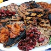 Emeril's Honey-Brined Pork Chops with Nectarine Chutney