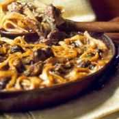 Baked Mushroom Linguine