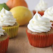 Citrus Poke Cupcakes