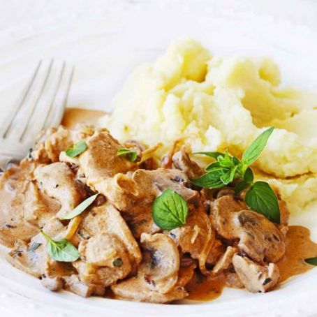 Pork & Mushroom Stew (600 Calories)