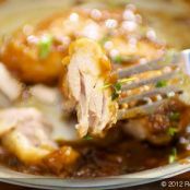 Chicken Thighs Glazed with Orange-Thyme-Cumin