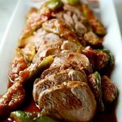 Roasted Pork Tenderloin with Fig Sauce