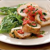 Spinach and Tomato Stuffed Chicken Roulade Recipe