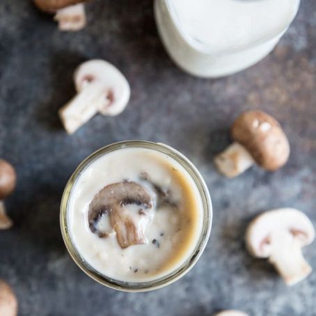 Homemade Condensed Cream of Mushroom Soup