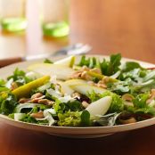 Summer Salad with Asiago, Pears, and Cashews