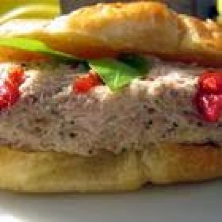 Pesto Sun-Dried Tomato Tuna Salad