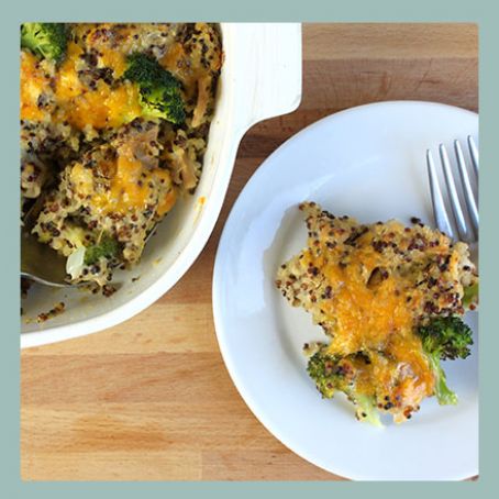 Chicken, Quinoa and Broccoli Bake