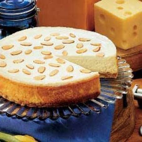 Luscious Almond Cheesecake