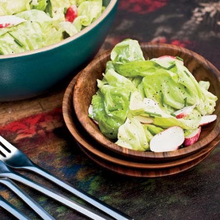 Bibb-and-Radish Salad with Buttermilk Dressing