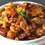 Bourbon Chipotle & Rosemary Spiced Nuts
