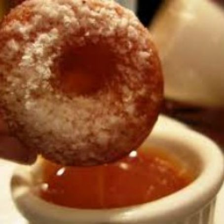 Orange Scented Beignets with Winter Cider Drizzle