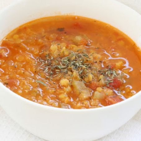 Low Glycemic Lentil Soup