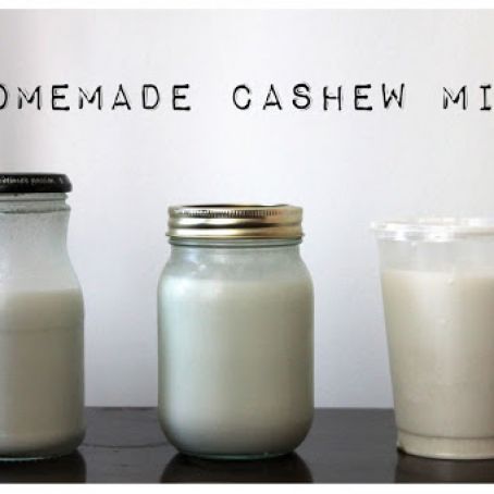 Homemade Cashew Milk