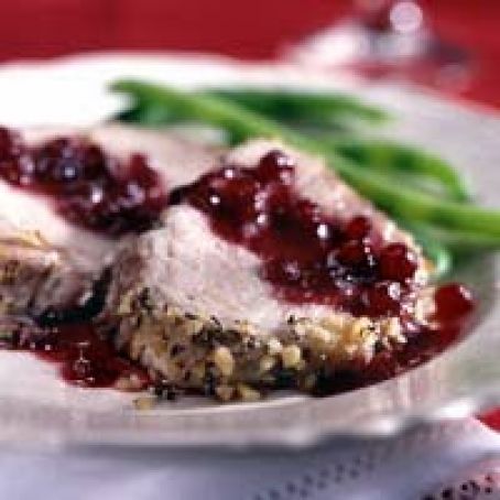 Walnut Encrusted Pork Roast