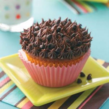 Cookie Dough Cupcakes with Ganache Frosting