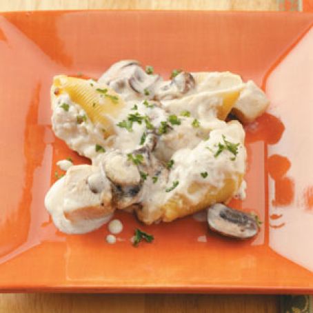 Chicken Alfredo Stuffed Shells Recipe