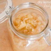 DIY Lemon Sugar Body Scrub