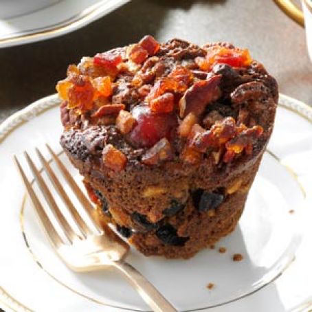 Miniature Christmas Fruitcakes