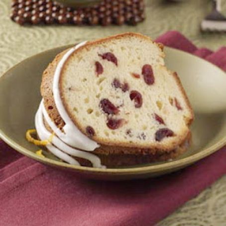 Grand Marnier Cranberry Pound Cake