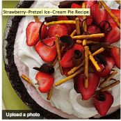 Strawberry-Pretzel Ice-Cream Pie