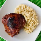 Honey and Soy Baked Chicken Thighs