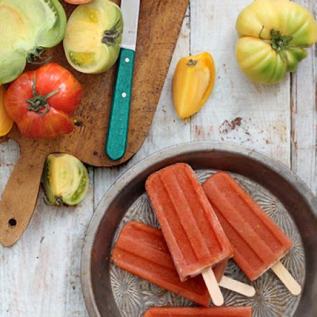 Bloody Mary Popsicles
