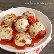 Low Carb Meatballs alla Parmigiana (Gluten Free)