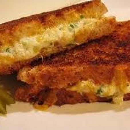 Grilled Cheese and Crabmeat Sandwich