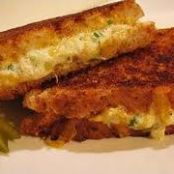 Grilled Cheese and Crabmeat Sandwich