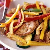 Fajita Pork and Pasta 8pts