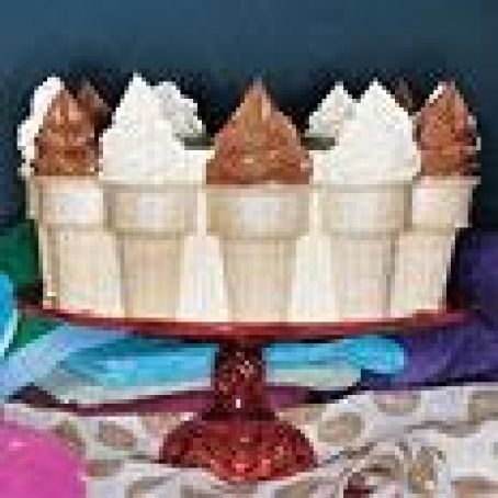 Ice-Cream-Cone Cake