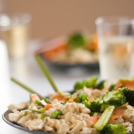 Thai Green Chili w/Tofu and Veggies