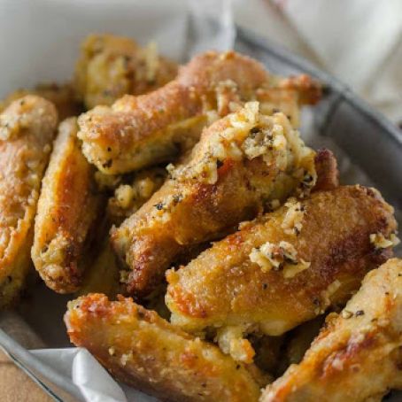 Garlic Pepper Chicken Wings