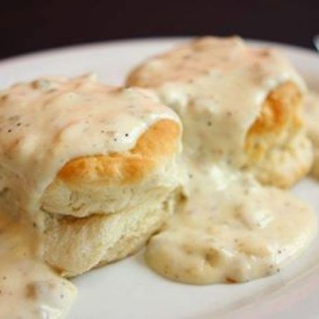 Buttermilk Biscuits and Country Gravy