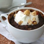 Chocolate Hazelnut Mug Cake